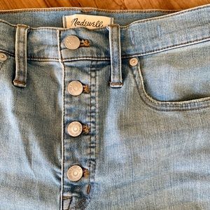 Madewell 10” high-rise skinny jeans